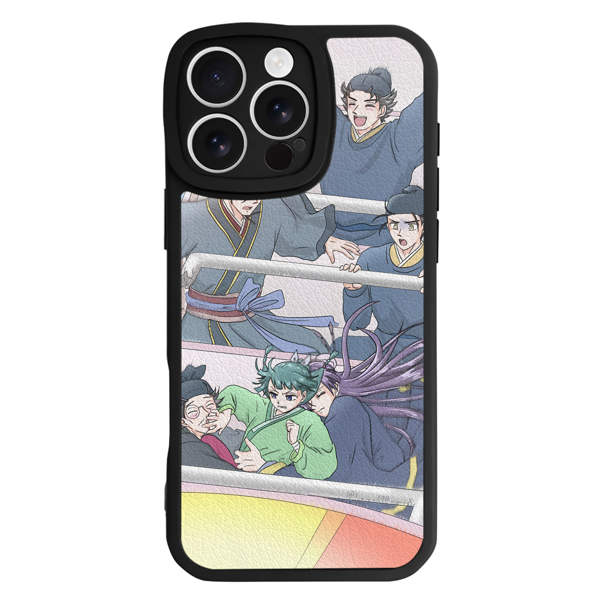 （画像用） 薬屋のひとりごと The Apothecary Diaries 【iPhone 16シリーズ対応】シリコンスマホケース（レザー調） 材質：シリコン